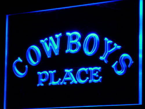 Cowboys Place LED Neon Sign